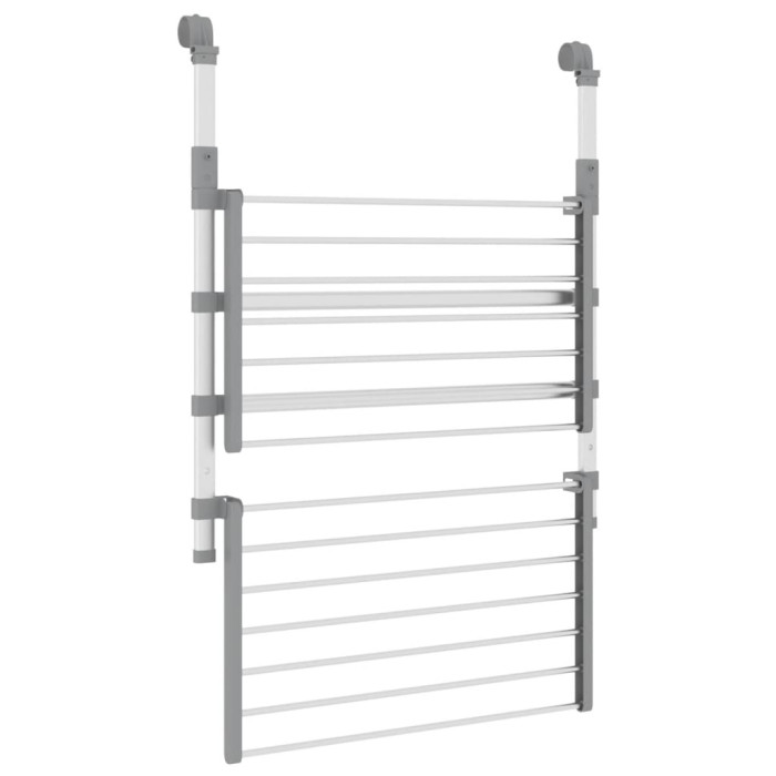 Sušilnik perila za balkon 54x25x42 cm aluminij